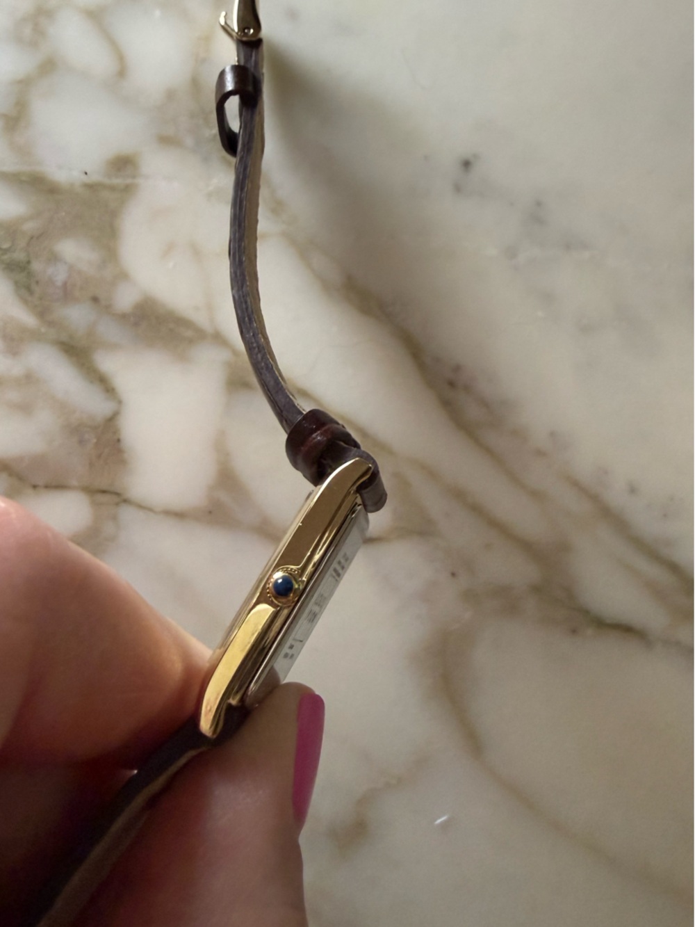 Louis Pion Vintage Leather Watch - Picture 10 of 10